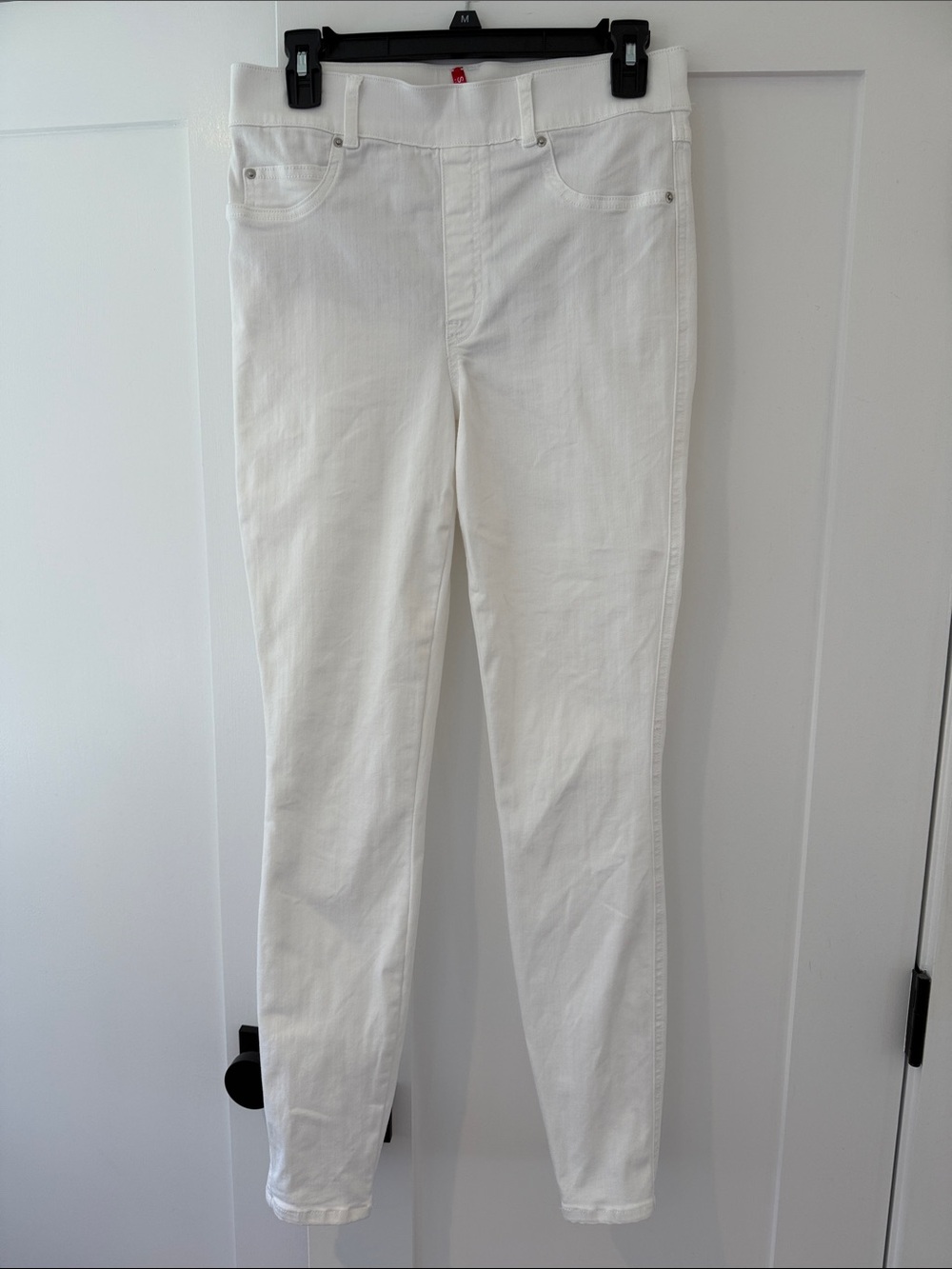 SPANX Medium TALL White Skinny Ankle Jeans